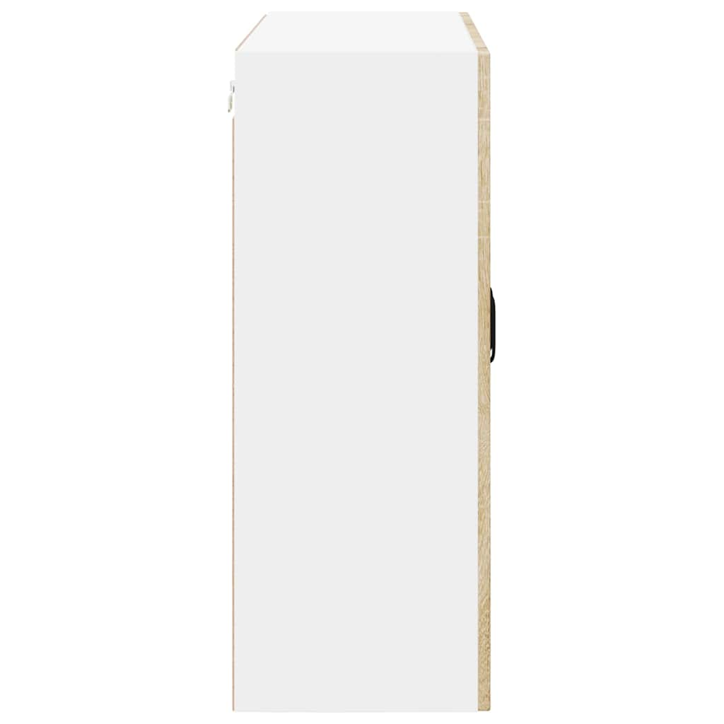 vidaXL Wall Cabinet LUCCA Sonoma Oak 80 x 31 x 80 cm Engineered Wood