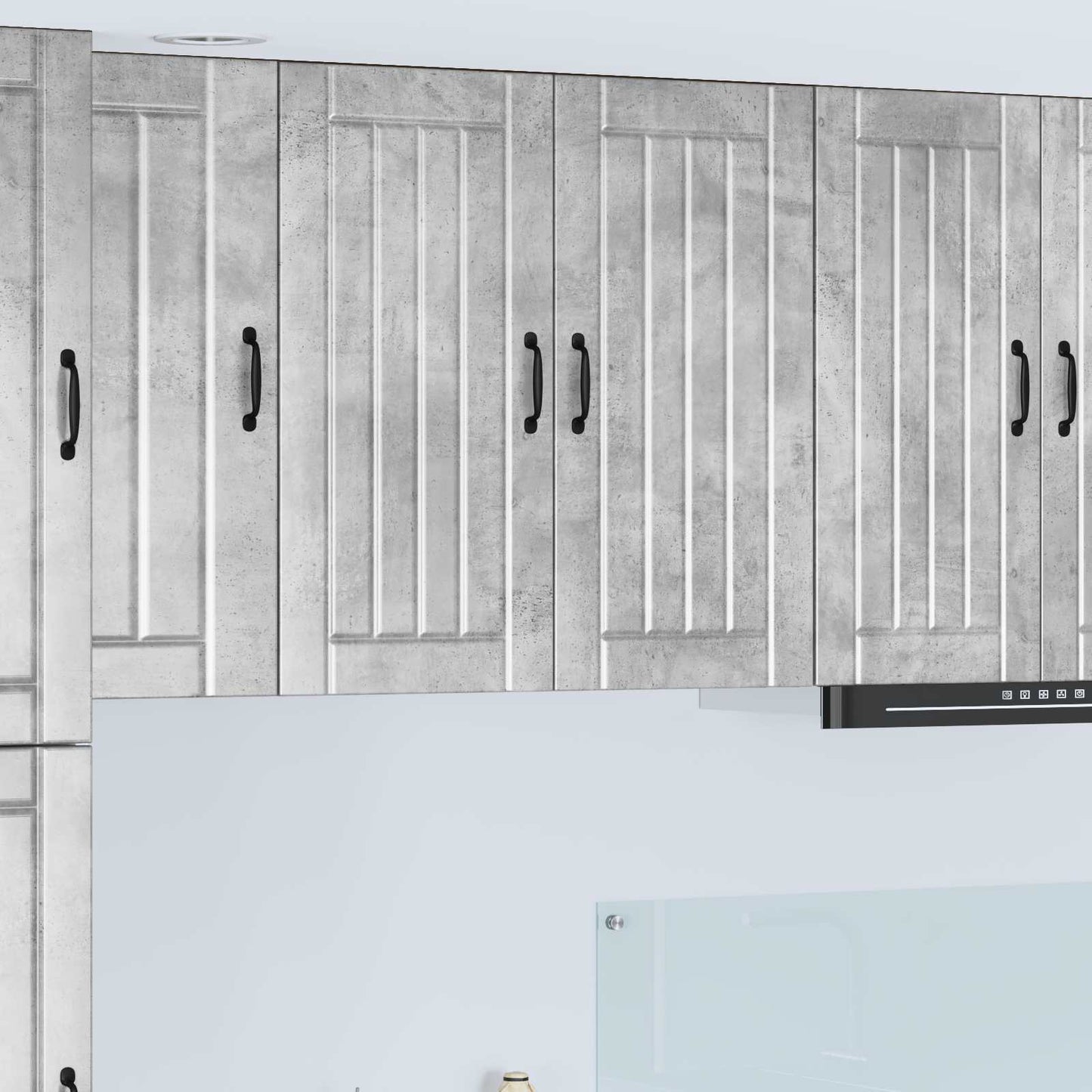 vidaXL Wall Cabinet LUCCA Concrete Grey 80 x 31 x 80 cm