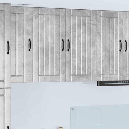 vidaXL Wall Cabinet LUCCA Concrete Grey 80 x 31 x 80 cm
