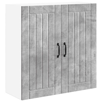 vidaXL Wall Cabinet LUCCA Concrete Grey 80 x 31 x 80 cm