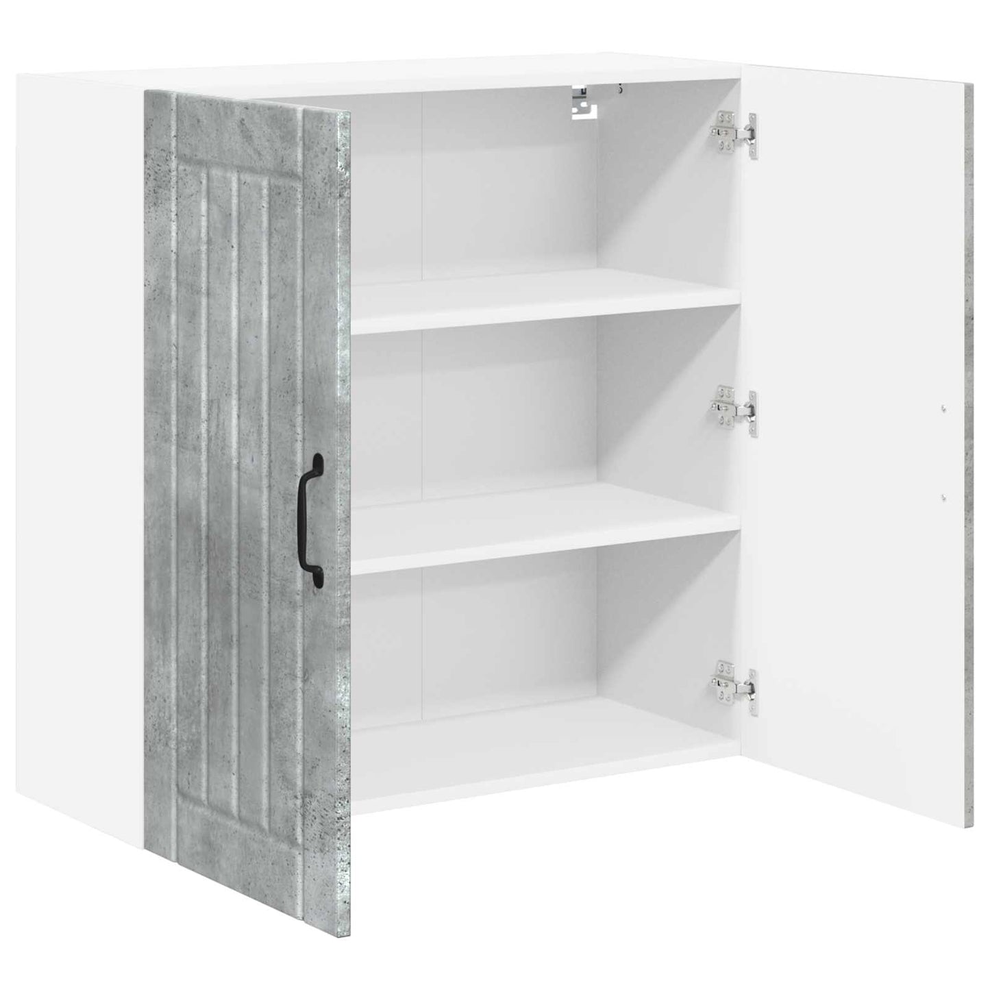 vidaXL Wall Cabinet LUCCA Concrete Grey 80 x 31 x 80 cm