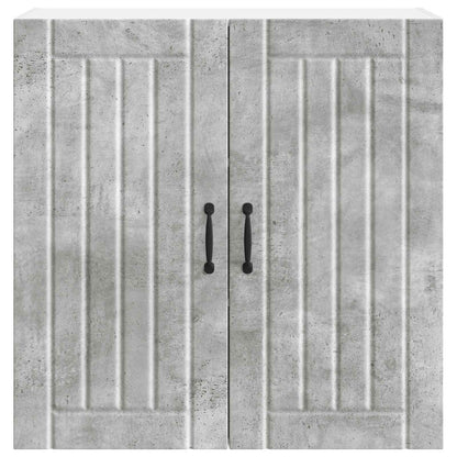 vidaXL Wall Cabinet LUCCA Concrete Grey 80 x 31 x 80 cm