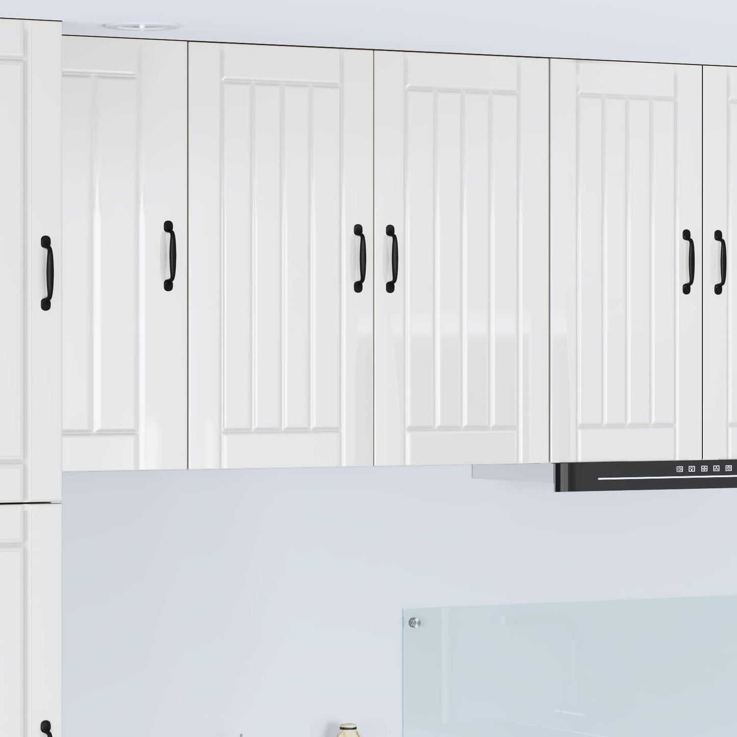 vidaXL Wall Cabinet LUCCA High Gloss White 80 x 31 x 80 cm