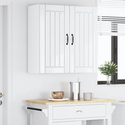 vidaXL Wall Cabinet LUCCA High Gloss White 80 x 31 x 80 cm