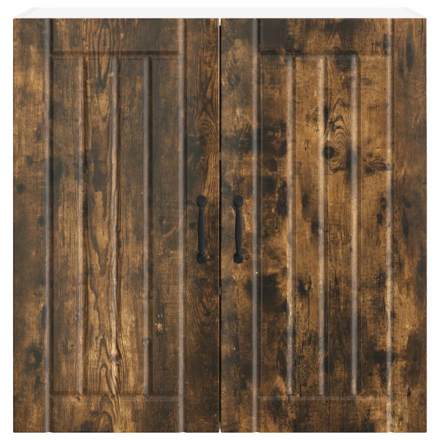 vidaXL Wall Cabinet LUCCA Smoked Oak 80 x 31 x 80 cm Engineered Wood