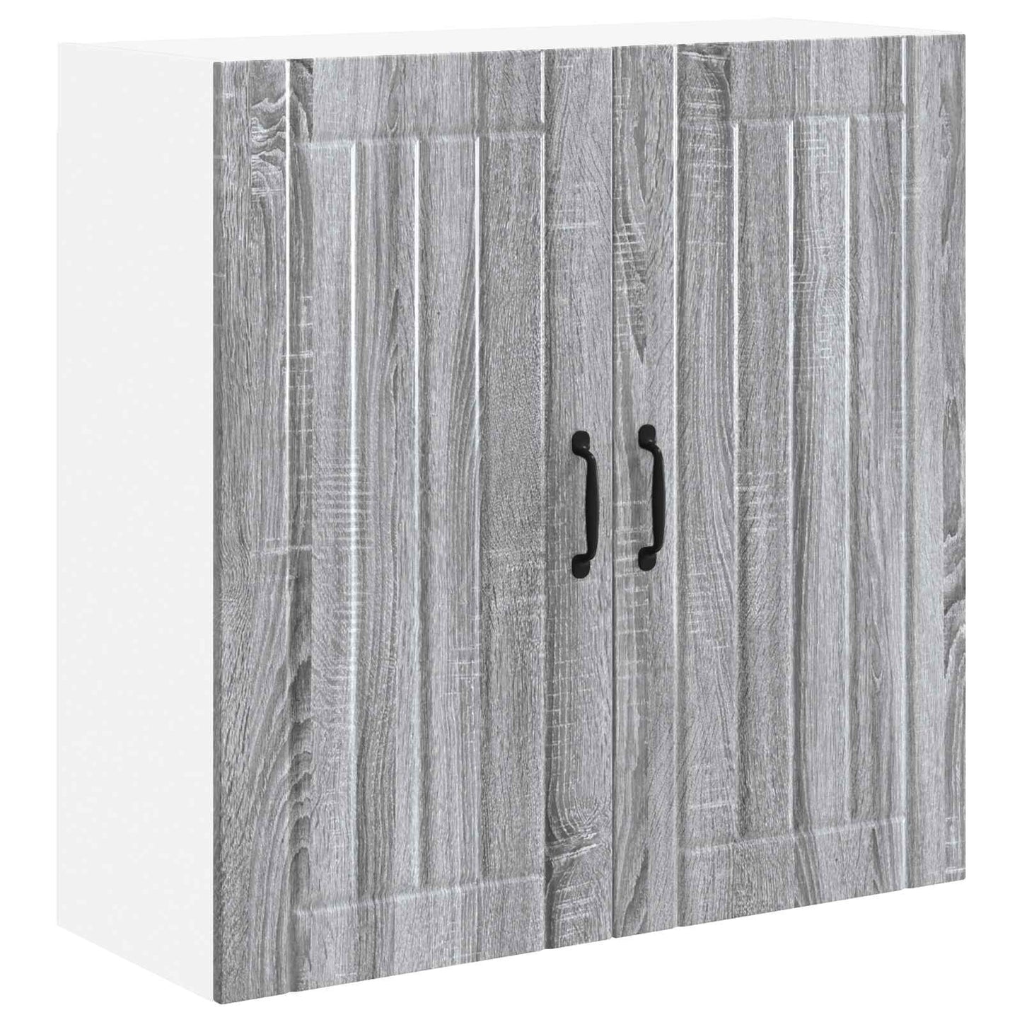 vidaXL Wall Cabinet LUCCA Grey Sonoma 80 x 31 x 80 cm Engineered Wood