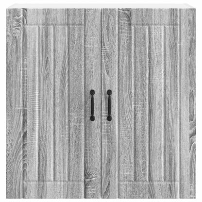 vidaXL Wall Cabinet LUCCA Grey Sonoma 80 x 31 x 80 cm Engineered Wood