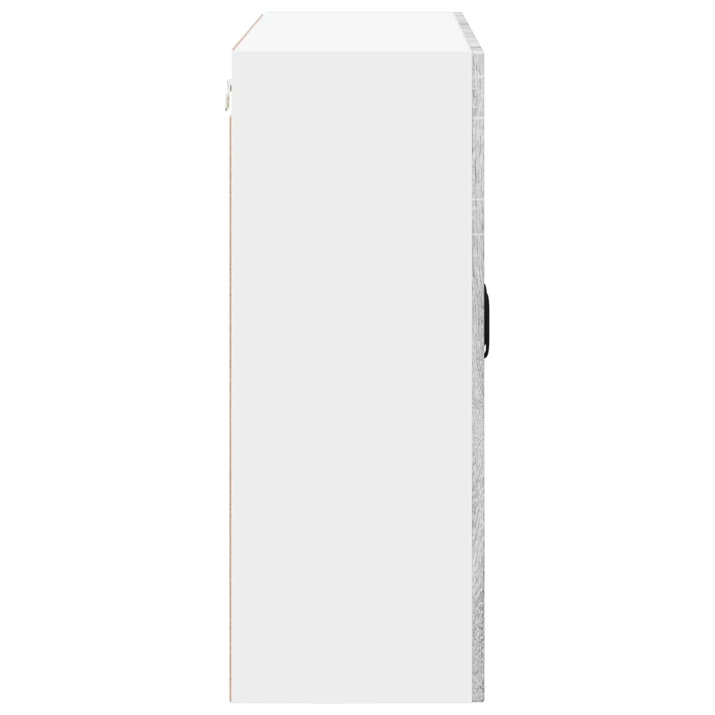 vidaXL Wall Cabinet LUCCA Grey Sonoma 80 x 31 x 80 cm Engineered Wood