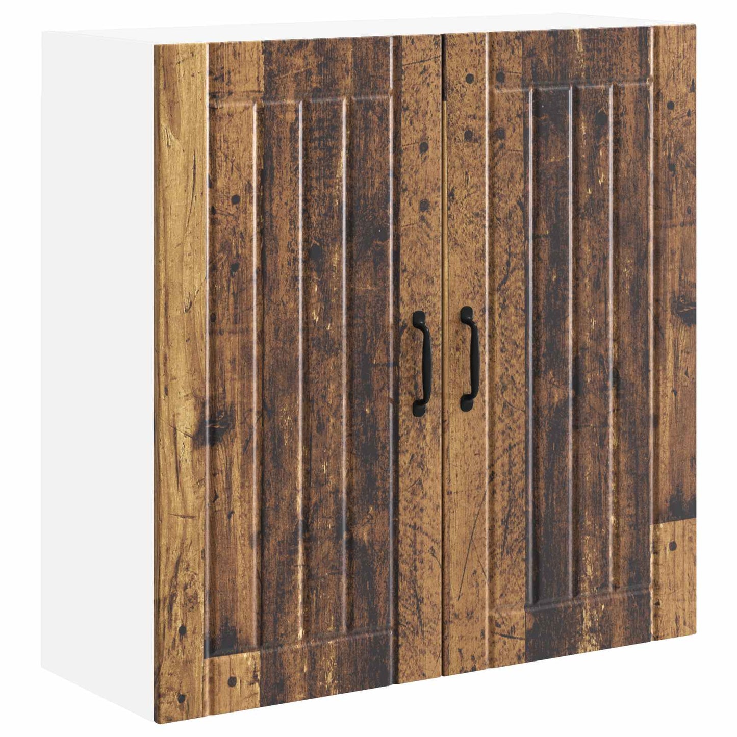 vidaXL Wall Cabinet LUCCA Old Wood 80 x 31 x 80 cm Engineered Wood