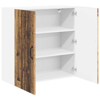vidaXL Wall Cabinet LUCCA Old Wood 80 x 31 x 80 cm Engineered Wood