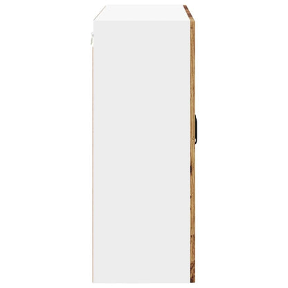 vidaXL Wall Cabinet LUCCA Old Wood 80 x 31 x 80 cm Engineered Wood