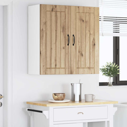 vidaXL Wall Cabinet LUCCA Artisan Oak 80 x 31 x 80 cm Engineered Wood