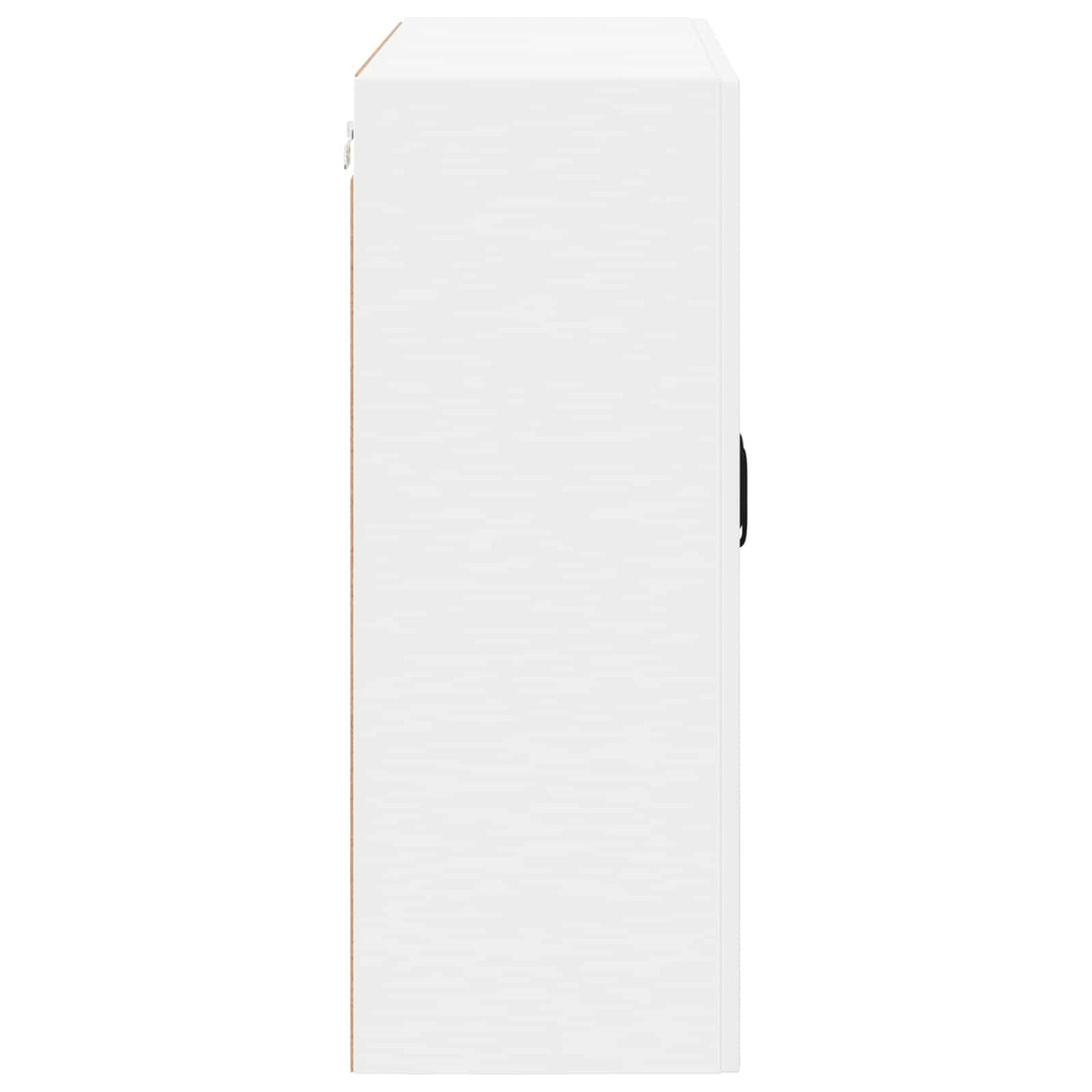 vidaXL Wall Glass Cabinet LUCCA White 80 x 31 x 80 cm Engineered Wood