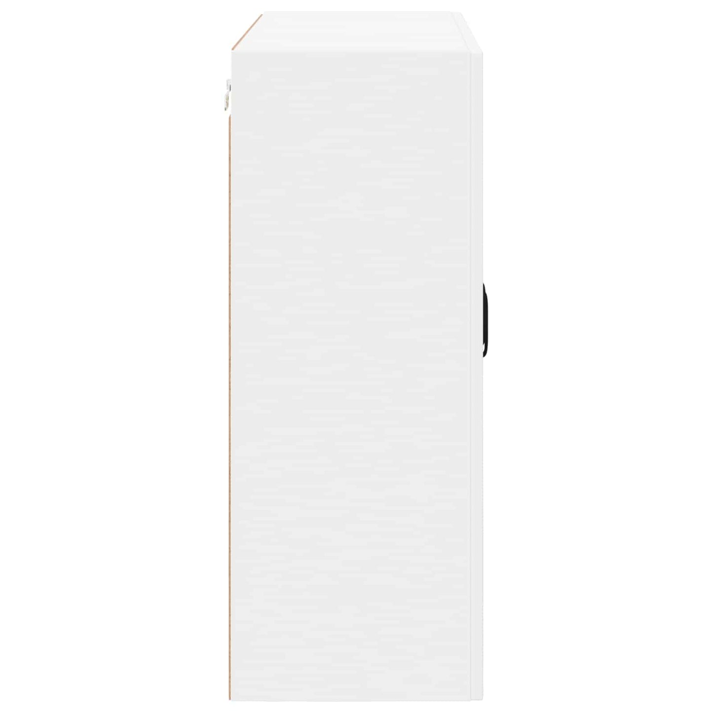 vidaXL Wall Glass Cabinet LUCCA White 80 x 31 x 80 cm Engineered Wood