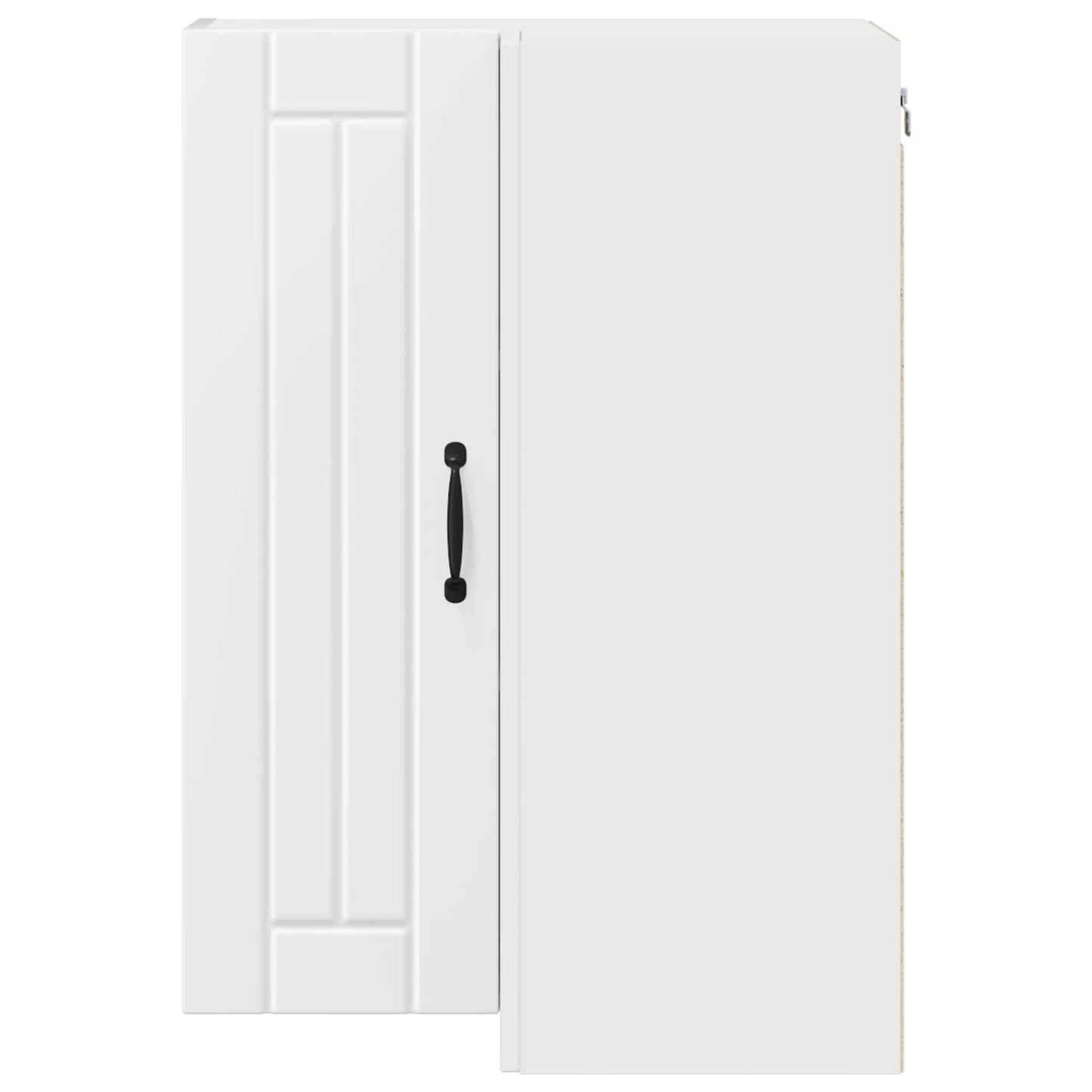 vidaXL Wall Corner Cabinet LUCCA White 57 x 57 x 80 cm Engineered Wood