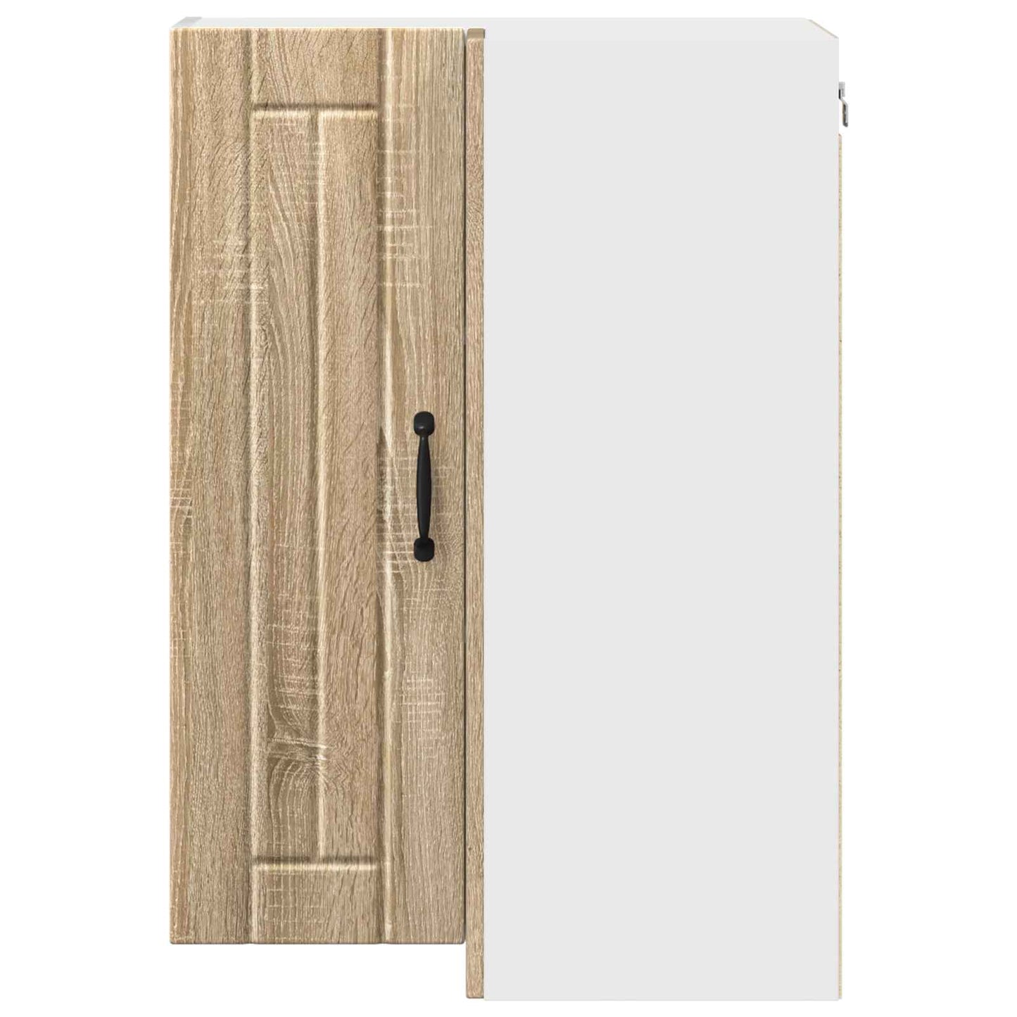 vidaXL Wall Corner Cabinet LUCCA Sonoma Oak 57 x 57 x 80 cm