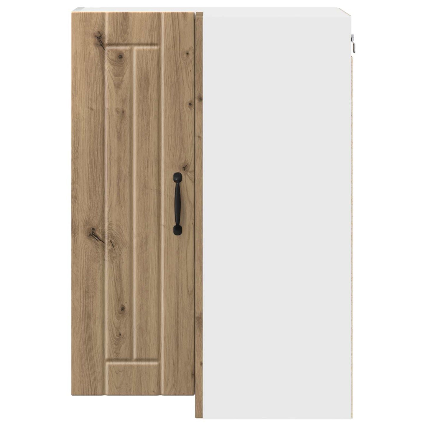 vidaXL Wall Corner Cabinet LUCCA Artisan Oak 57 x 57 x 80 cm
