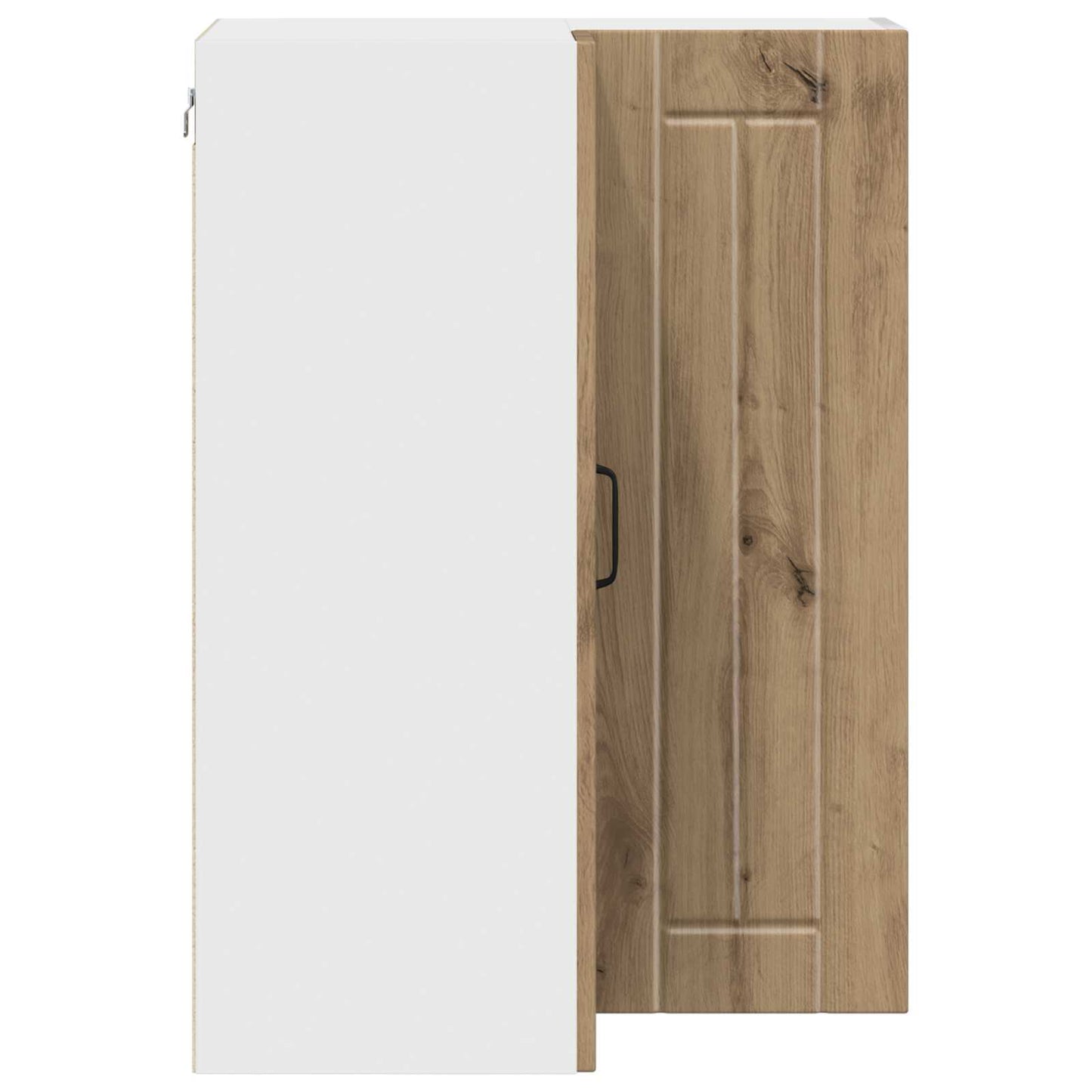 vidaXL Wall Corner Cabinet LUCCA Artisan Oak 57 x 57 x 80 cm
