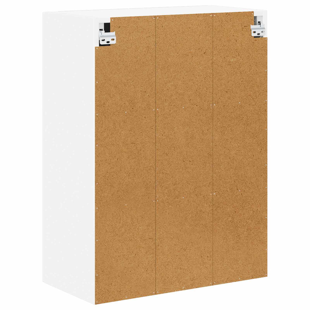 vidaXL Wall Glass Cabinet LUCCA White 60 x 31 x 80 cm Engineered Wood