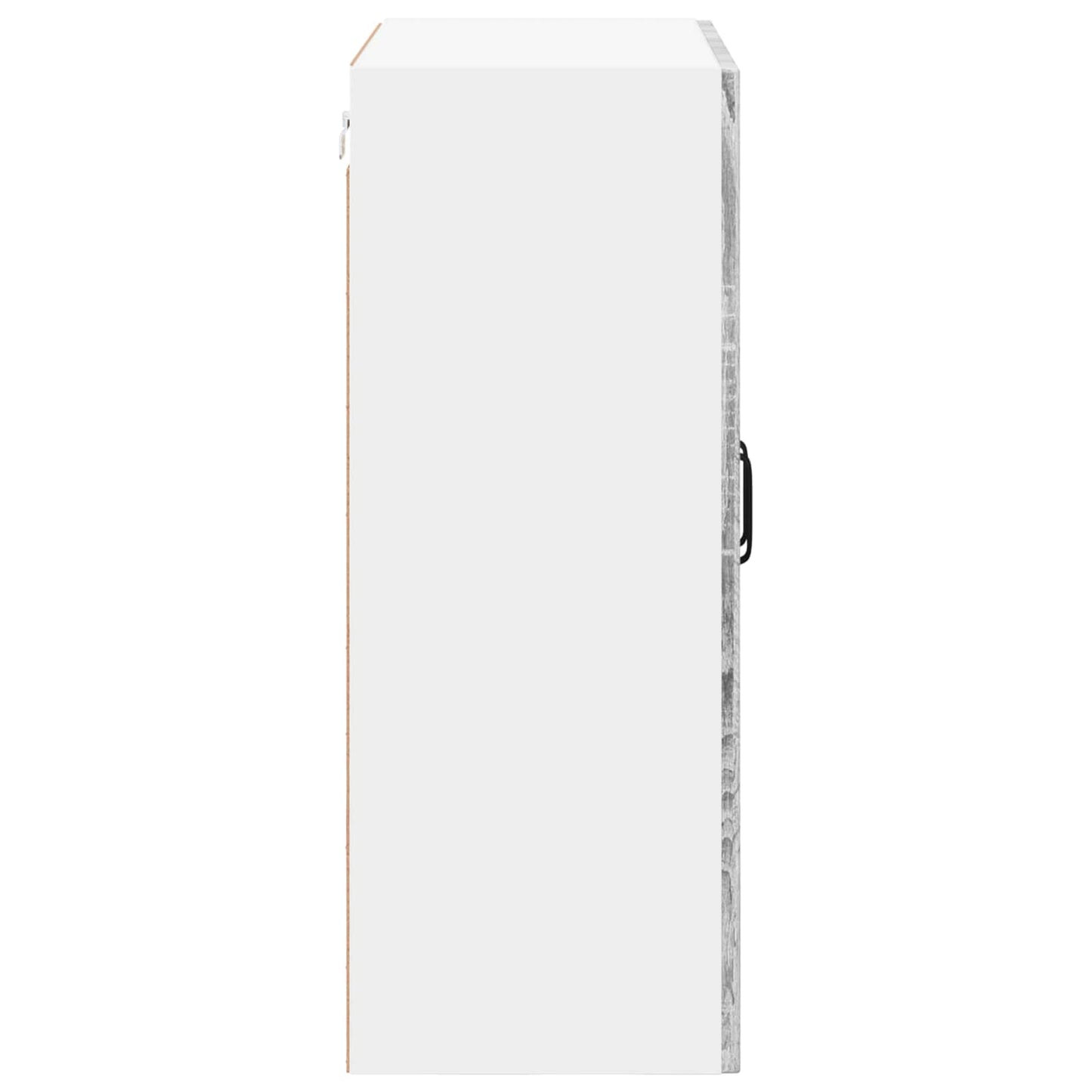 vidaXL Wall Glass Cabinet LUCCA Grey Sonoma 60 x 31 x 80 cm