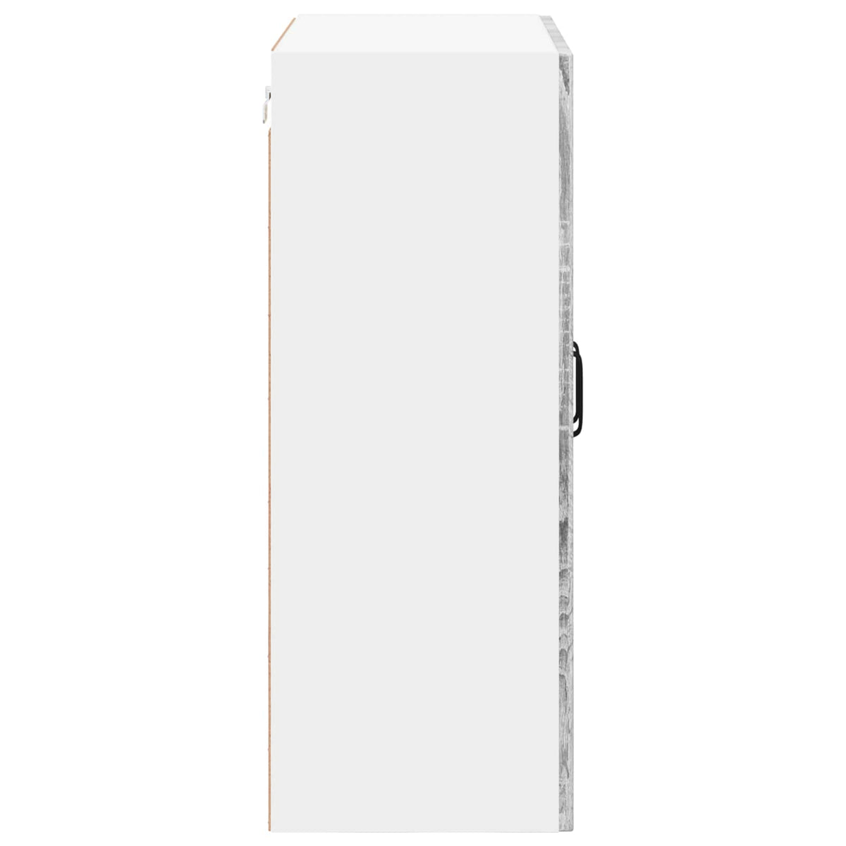 vidaXL Wall Glass Cabinet LUCCA Grey Sonoma 60 x 31 x 80 cm