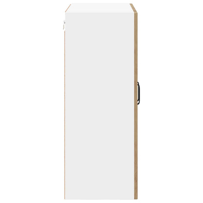 vidaXL Wall Glass Cabinet LUCCA Artisan Oak 60 x 31 x 80 cm