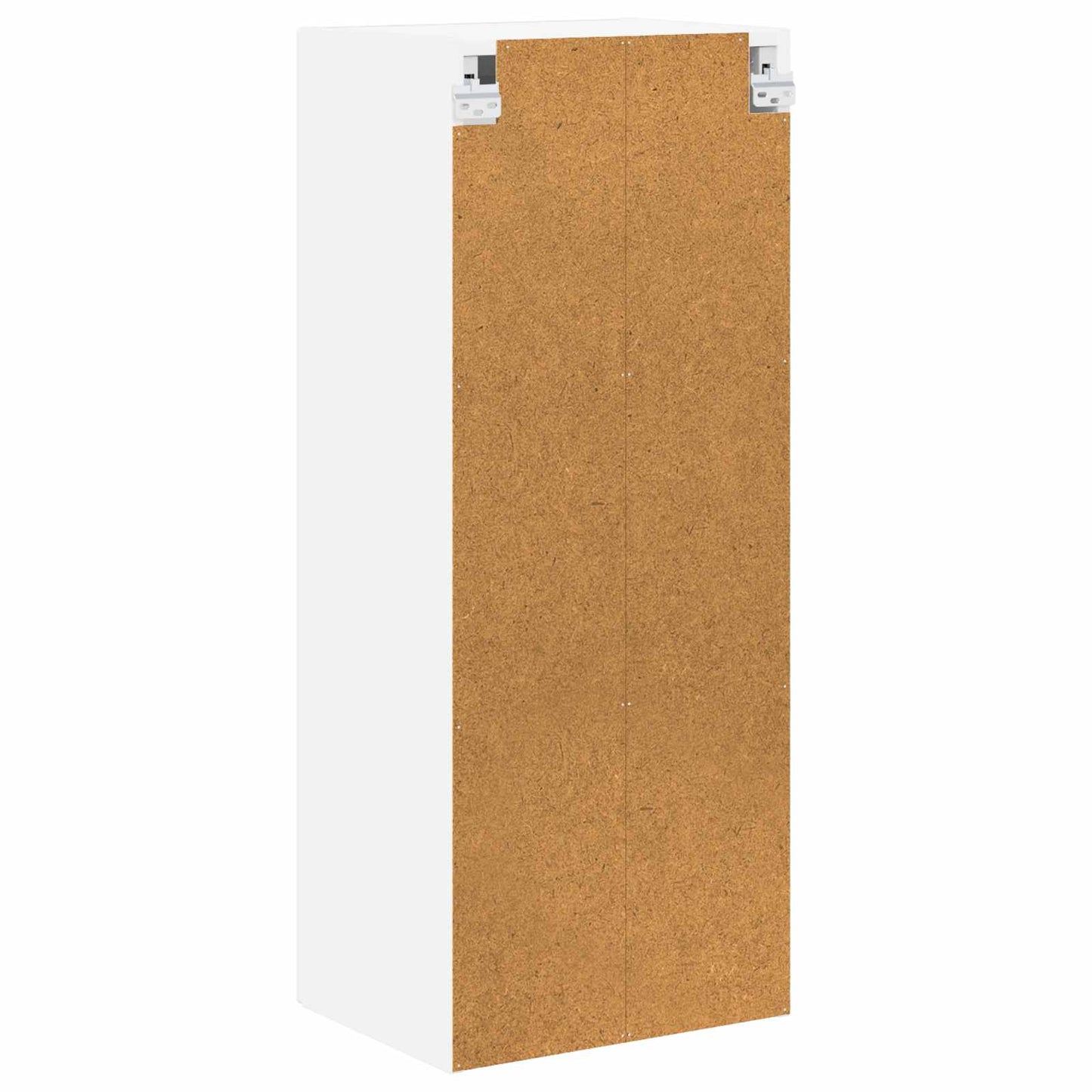 vidaXL Wall Glass Cabinet LUCCA High Gloss White 40 x 31 x 100 cm