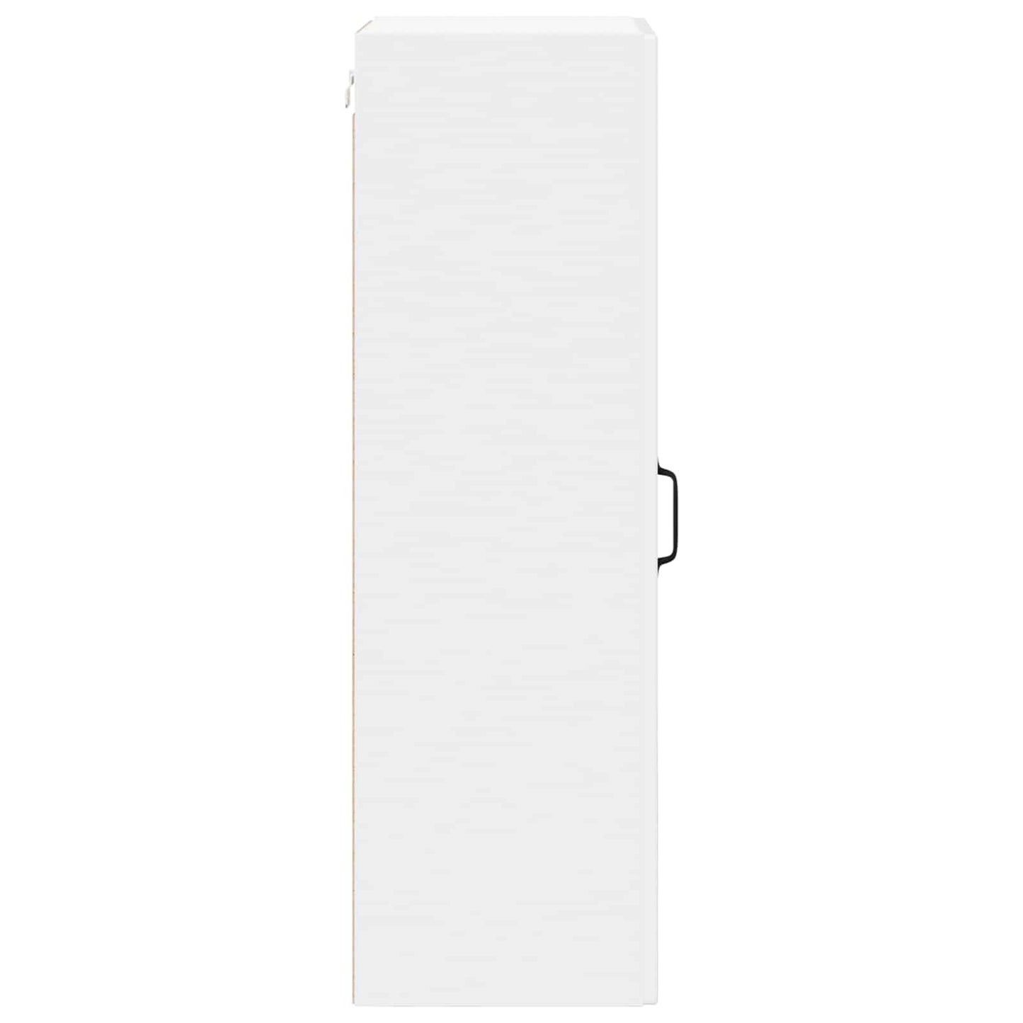 vidaXL Wall Glass Cabinet LUCCA High Gloss White 40 x 31 x 100 cm