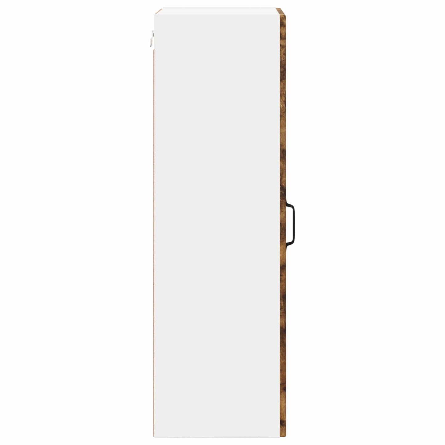 vidaXL Wall Glass Cabinet LUCCA Smoked Oak 40 x 31 x 100 cm