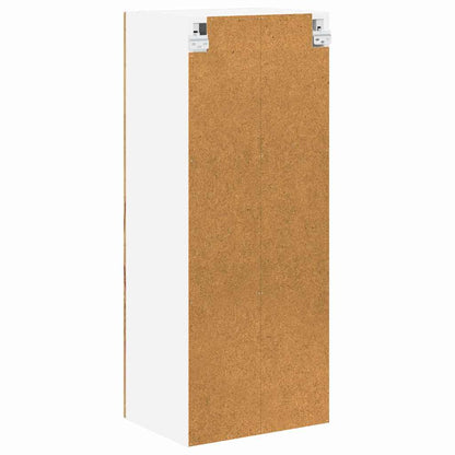 vidaXL Wall Glass Cabinet LUCCA Old Wood 40 x 31 x 100 cm