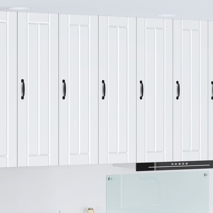 vidaXL Wall Cabinet LUCCA White 30 x 31 x 100 cm Engineered Wood