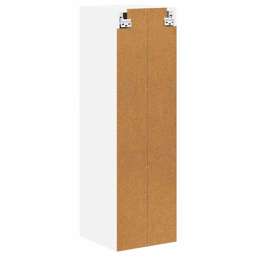 vidaXL Wall Cabinet LUCCA White 30 x 31 x 100 cm Engineered Wood