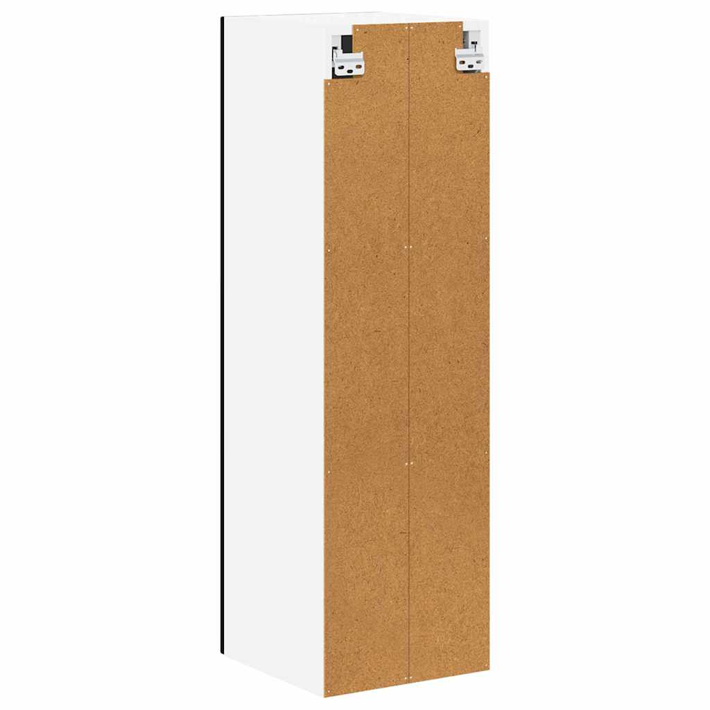 vidaXL Wall Cabinet LUCCA Black 30 x 31 x 100 cm Engineered Wood