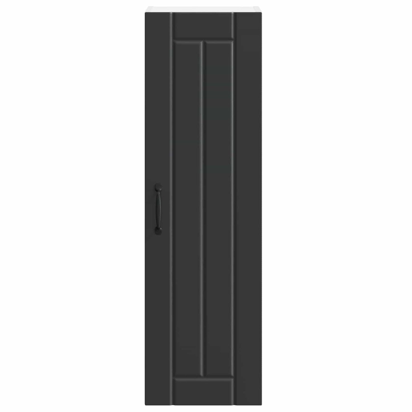 vidaXL Wall Cabinet LUCCA Black 30 x 31 x 100 cm Engineered Wood
