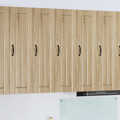 vidaXL Wall Cabinet LUCCA Sonoma Oak 30 x 31 x 100 cm Engineered Wood