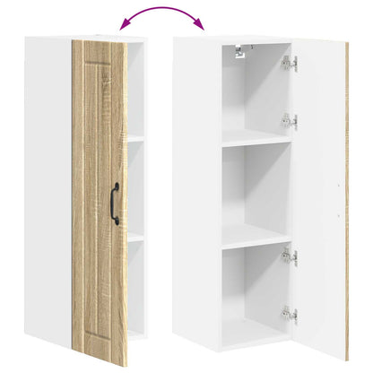 vidaXL Wall Cabinet LUCCA Sonoma Oak 30 x 31 x 100 cm Engineered Wood