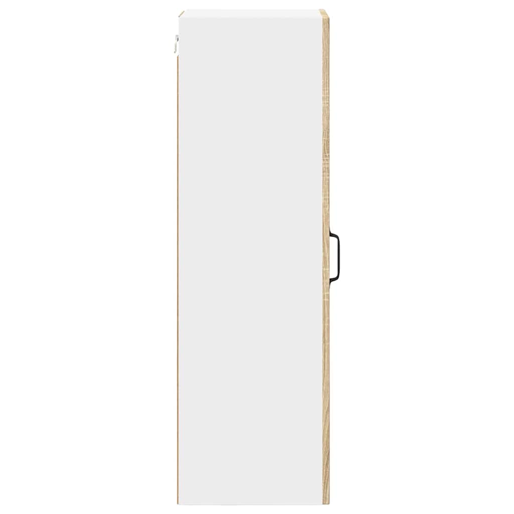 vidaXL Wall Cabinet LUCCA Sonoma Oak 30 x 31 x 100 cm Engineered Wood
