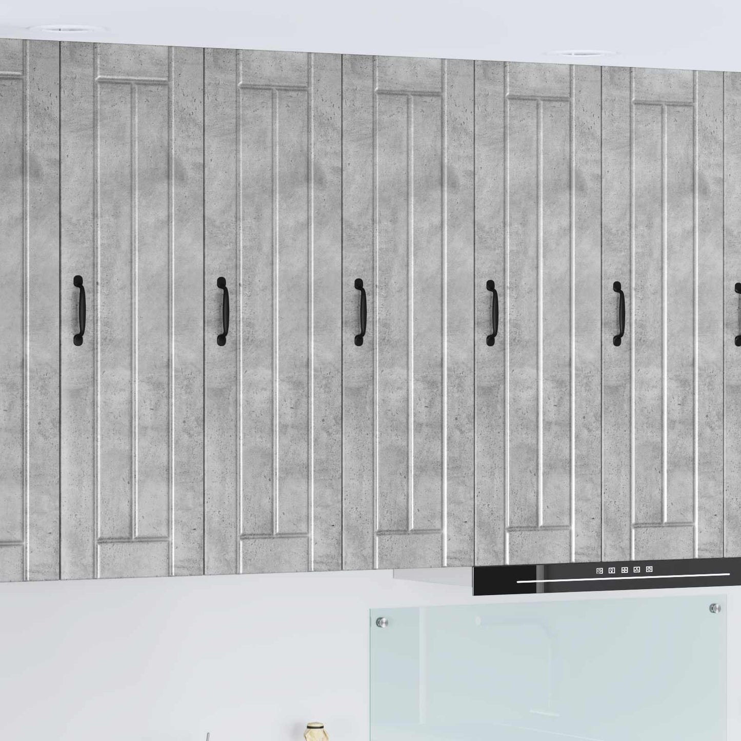 vidaXL Wall Cabinet LUCCA Concrete Grey 30 x 31 x 100 cm