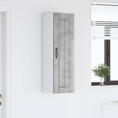 vidaXL Wall Cabinet LUCCA Concrete Grey 30 x 31 x 100 cm