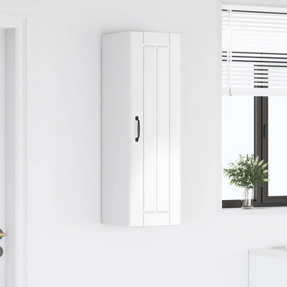 vidaXL Wall Cabinet LUCCA High Gloss White 30 x 31 x 100 cm