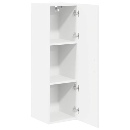 vidaXL Wall Cabinet LUCCA High Gloss White 30 x 31 x 100 cm