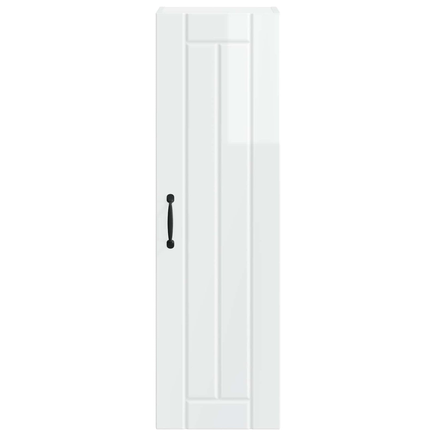 vidaXL Wall Cabinet LUCCA High Gloss White 30 x 31 x 100 cm