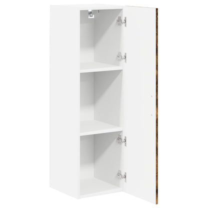 vidaXL Wall Cabinet LUCCA Smoked Oak 30 x 31 x 100 cm Engineered Wood