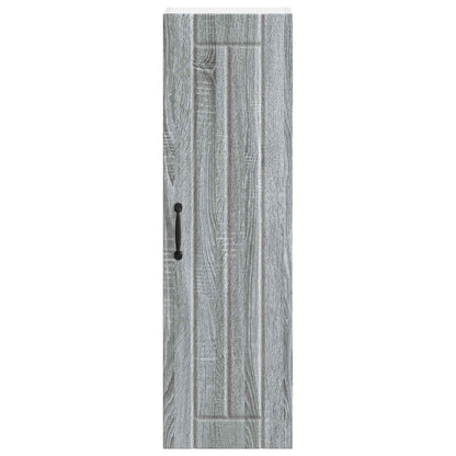 vidaXL Wall Cabinet LUCCA Grey Sonoma 30 x 31 x 100 cm Engineered Wood
