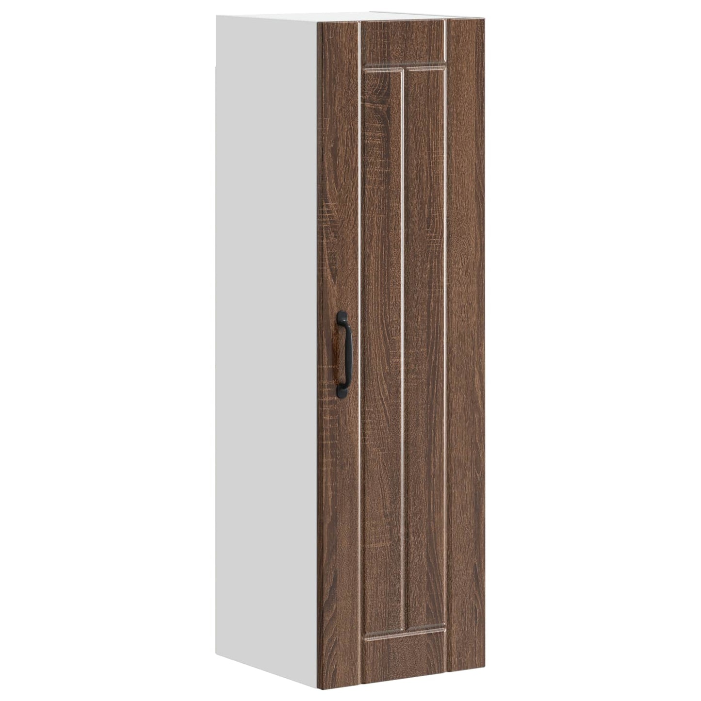 vidaXL Wall Cabinet LUCCA Brown Oak 30 x 31 x 100 cm Engineered Wood