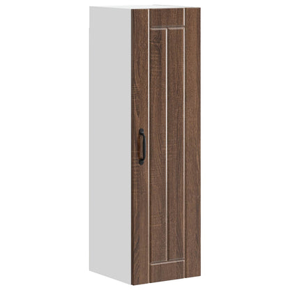vidaXL Wall Cabinet LUCCA Brown Oak 30 x 31 x 100 cm Engineered Wood