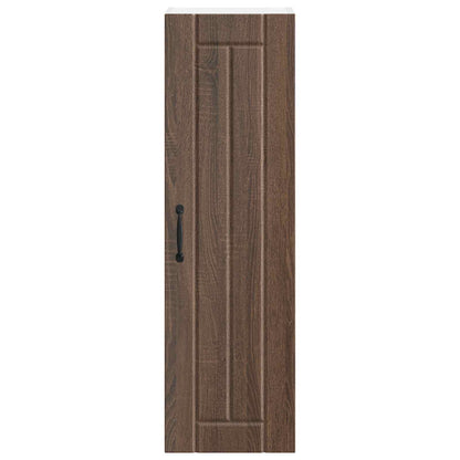 vidaXL Wall Cabinet LUCCA Brown Oak 30 x 31 x 100 cm Engineered Wood
