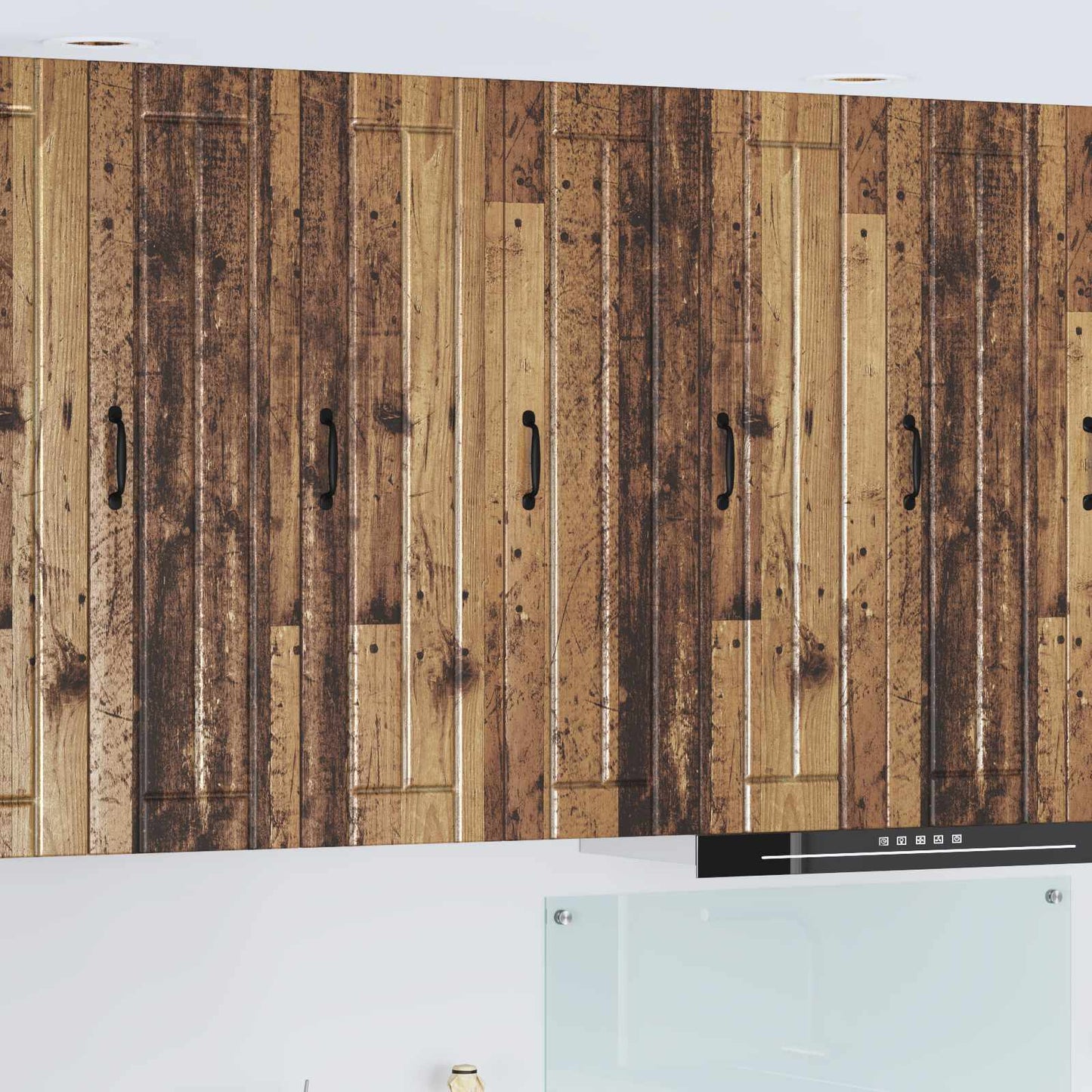 vidaXL Wall Cabinet LUCCA Old Wood 30 x 31 x 100 cm Engineered Wood