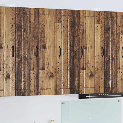 vidaXL Wall Cabinet LUCCA Old Wood 30 x 31 x 100 cm Engineered Wood