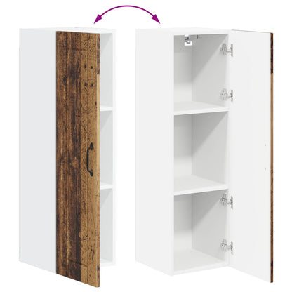 vidaXL Wall Cabinet LUCCA Old Wood 30 x 31 x 100 cm Engineered Wood